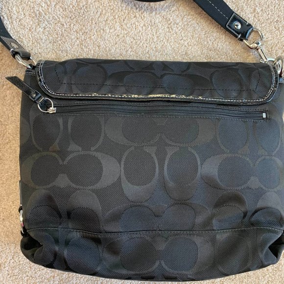 Coach Monogram Black Messenger Bag - Picture 3 of 11